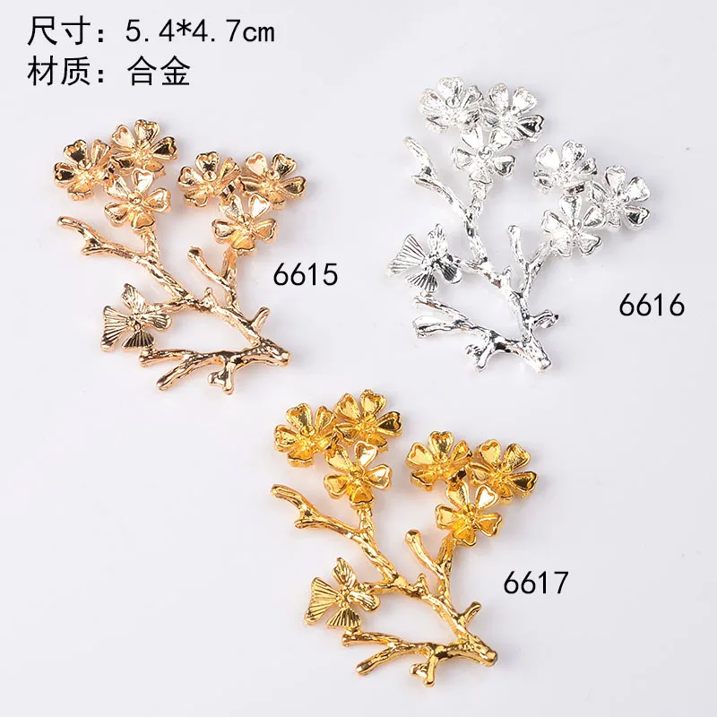 Antique Leaf Alloy DIY Branch Spot Factory Direct Hairpin Hair Crown Accessories