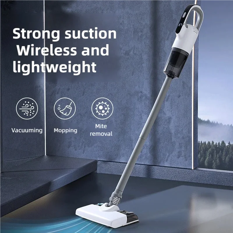 19000PA Cordless handheld hoover for mopping and vacuuming, with water tank, dust mite hoover, for home carpet cleaning