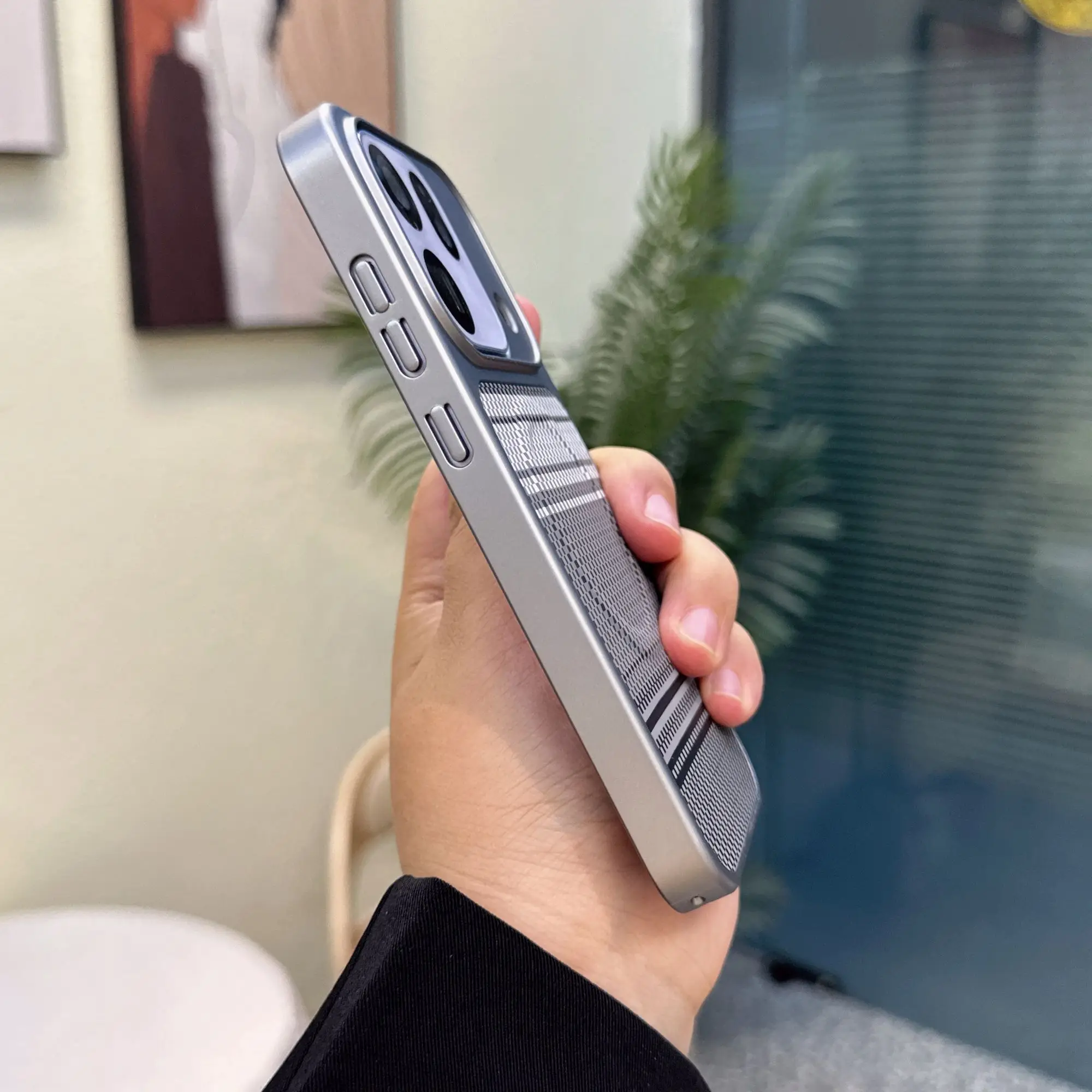 Etui OPPO Find X9 Pro X9S Pro Nowe Etui z Teksturą Kevlaru Magnetyczne Odporne na Upadki do Oppo Find X9 z Obsługą Bezprzewodowego Ładowania Funda — zdjęcie produktu 3