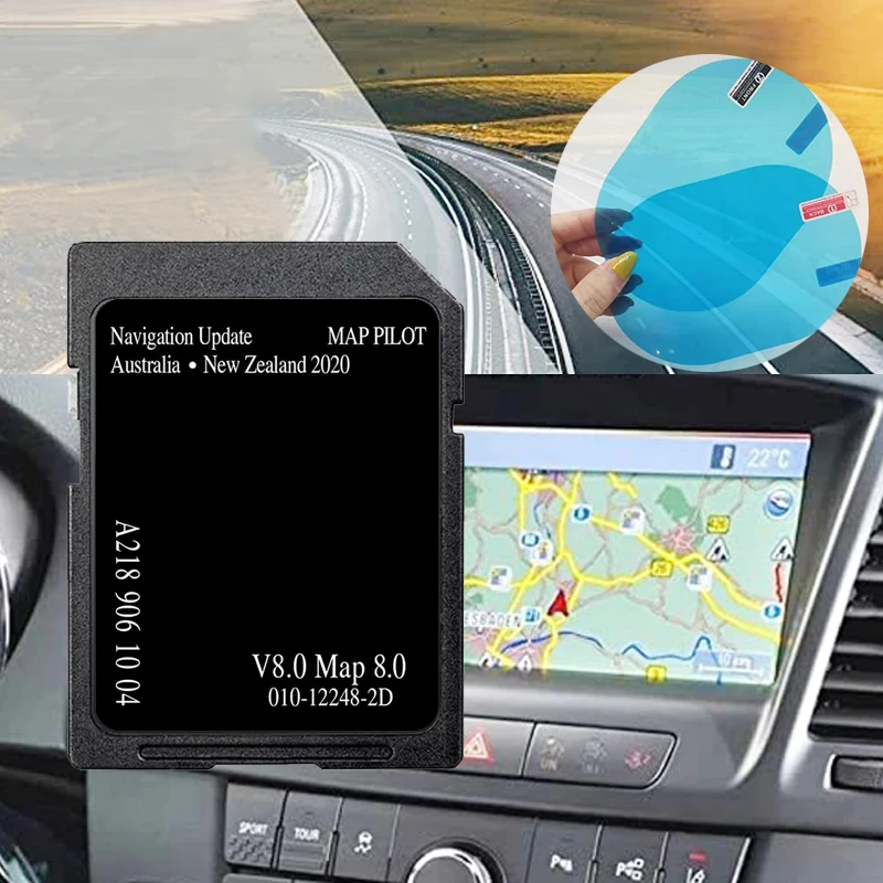 Navigation Garmin map pilot Australia New Zealand Maps 2020 for Mercedes A/B/C/CLA/CLS/E/GLA/GLC/GLE Sat Nav GPS V8 SD Card 8GB