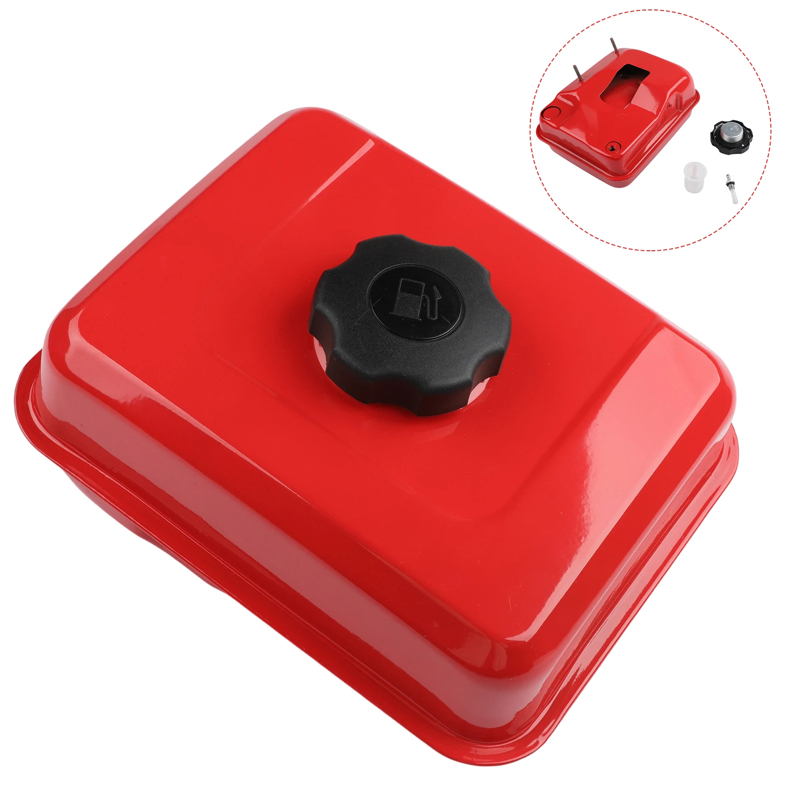 Fuel Tank Kit for For Gx160 170F 168F Engines Intended for Tiller and Cultivator Equipment Heat Resistant Metal Construction