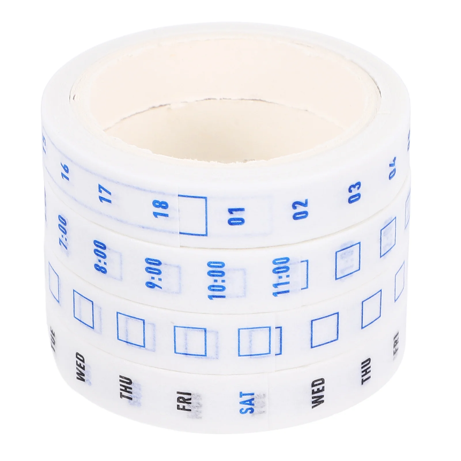 

4 Rolls Time Washi Tape Bulk Ornaments Decorating Lattice for Journaling Japanese Paper Planner Supplies Decorative Adhesive