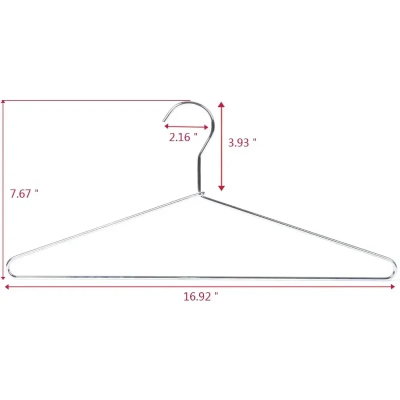 Heavy Duty Metal Suit Hanger Coat Hangers with Polished Chrome (Suit Coat Hanger )