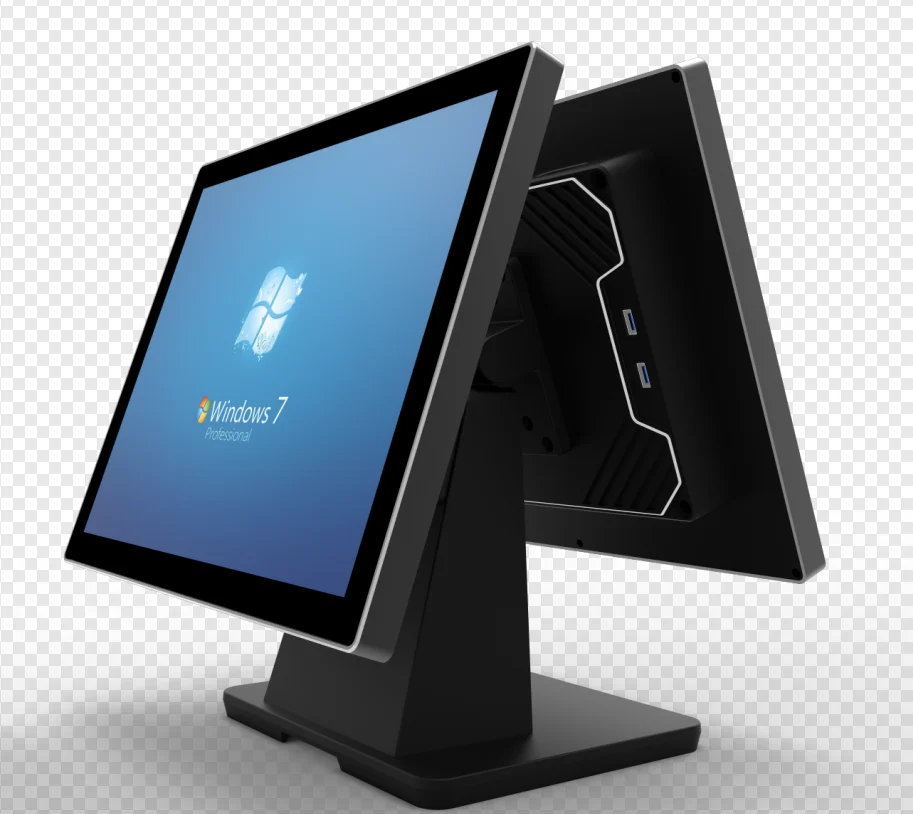 Mesin Kasir Skala Ritel Terminal Pembayaran Titik Penjualan Lengkap Sistem Pos All-in-One Paduan Aluminium