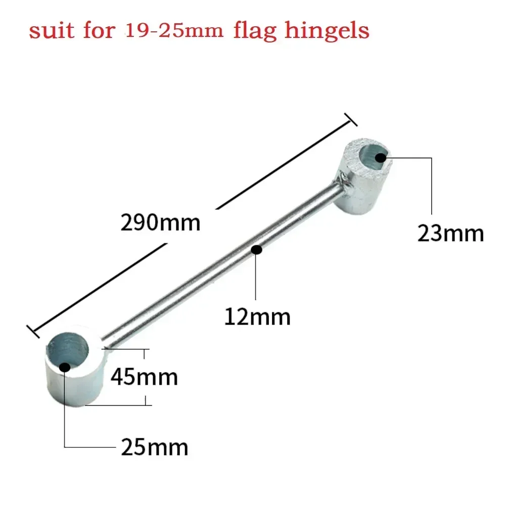 Hinge Gaps Adjusting Wrench Double Head Door Hinge Repair Spanner Labor-Saving Wrench Hinge Gaps Repair Tools For 8-25mm