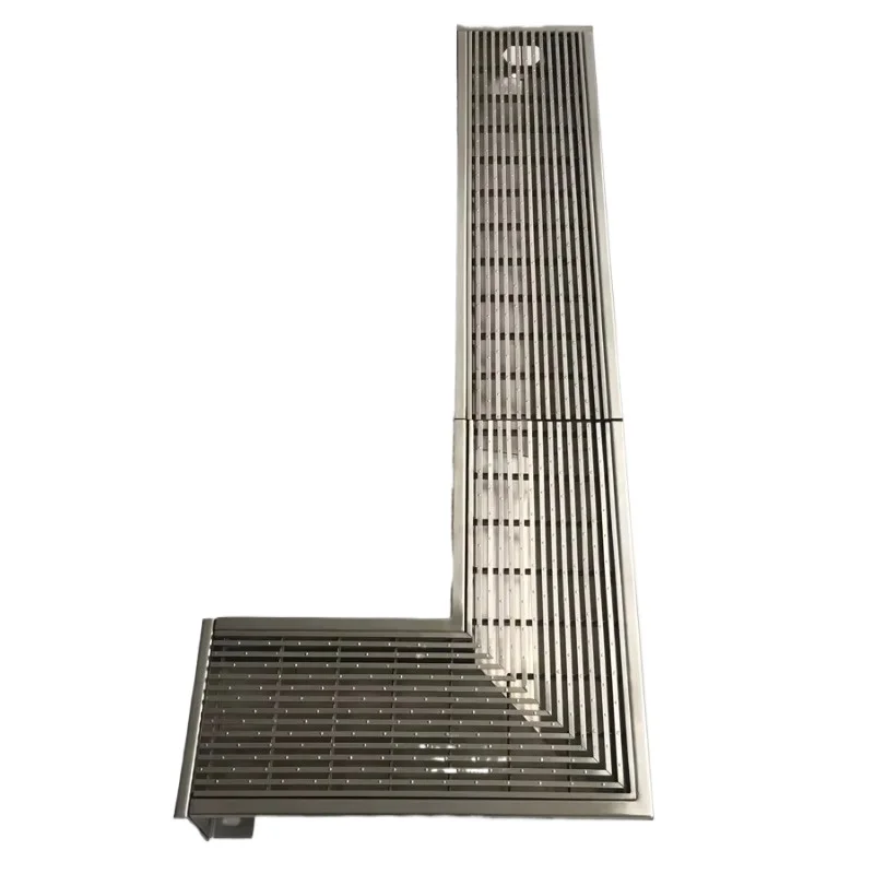 

Rainwater gutter roof cleaning protective tank stainless steel with drain pipe modern metal building materials outdoor drainage