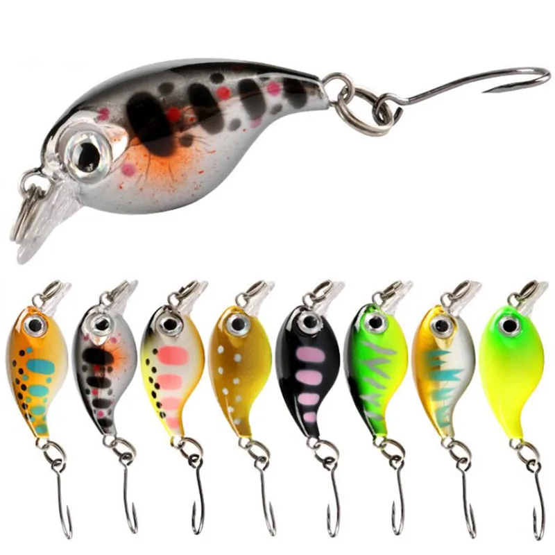 1Pcs Floating Crankbaits Fishing Lures 3.5cm 2.1g Minnow Artificial Hard Bait Wobblers Bass Japan Fishing Tackle