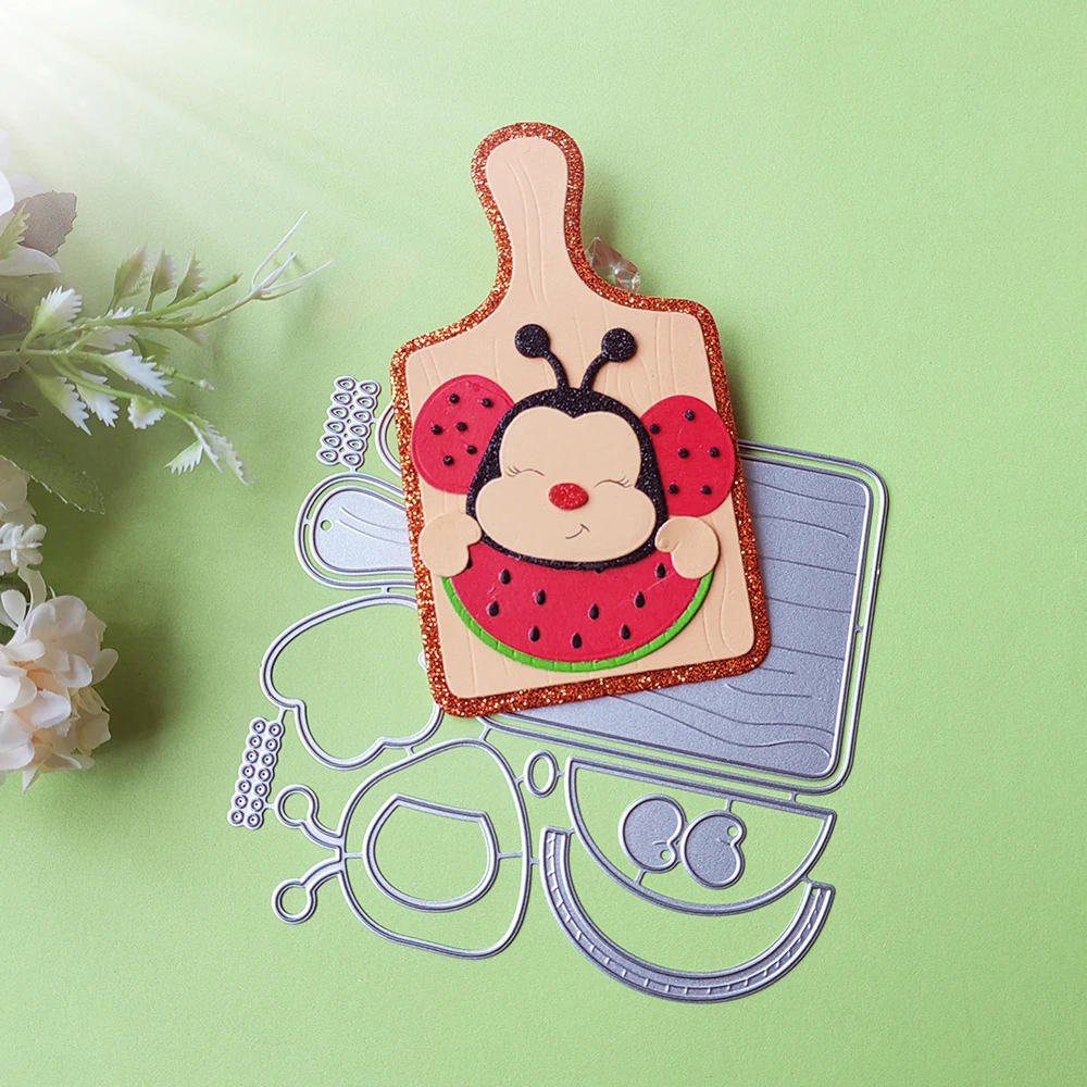 New 2 sizes of bees and cutting boards cutting dies scrapbook decoration embossed photo album decoration card making DIY crafts