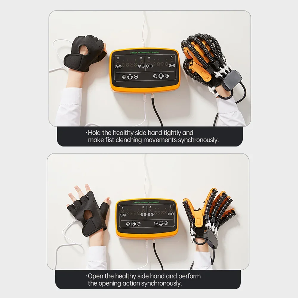 Rehabilitation Training Robot Gloves Hemiplegia Glove Stroke Recovery Equipment Therapy Finger & Hand Function Exercise Trainer