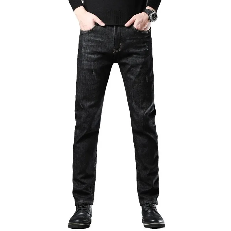 

Мужские новые свободные прямые повседневные длинные брюки мужские весенне-осенние сезоны могут носить взрослый джентльмен комфорт для отдыха высокое качество