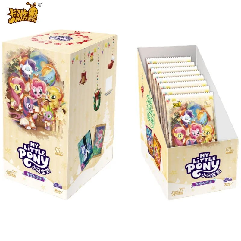 

KAYOU Authentic My Little Pony New Friendship Forever Card Packet Collectible Card Anime Merchandise Christmas Gift