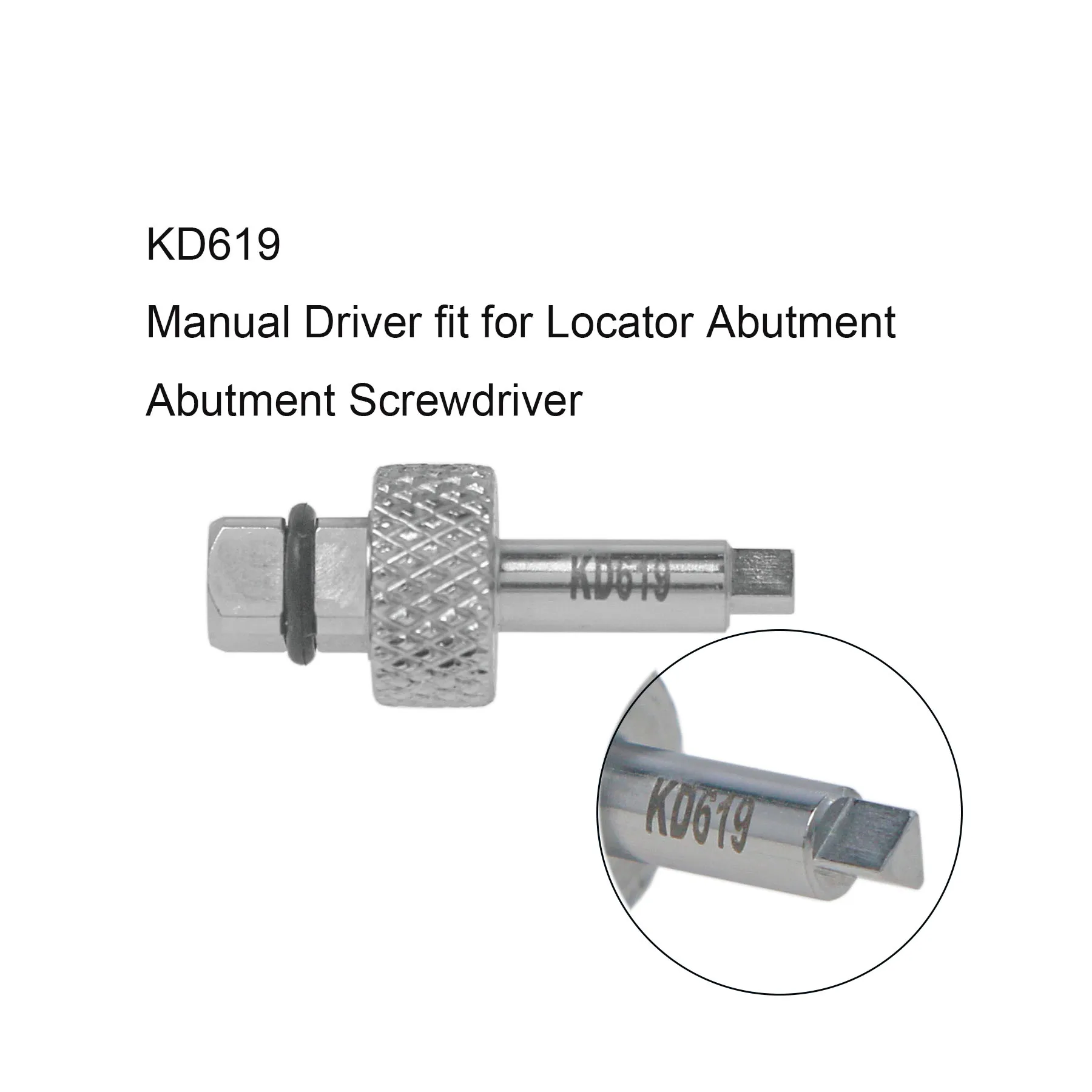 

Dental Implant Abutment Screwdriver Manual Driver Locator Abutments KD619 1/2pcs