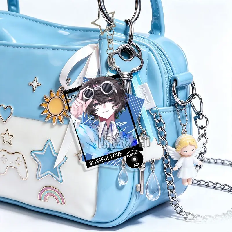 Grox GeorgeNotFound PrinceZam Acrylic Keychain Fandom 2D Collectible Goods Hanging Desk Mini Decor Phone Strap Attachment Gift