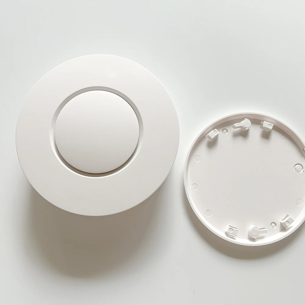 MD-2105 Wired Smoke Detector - Dual Output (NO/NC), Test Button, LED Alarm Indicator