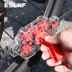 ESLNF Bicycle Chain Cleaner Transparent Visual Immersion Chain Cleaner Road Bike Cleaning Tools Riding Equipment