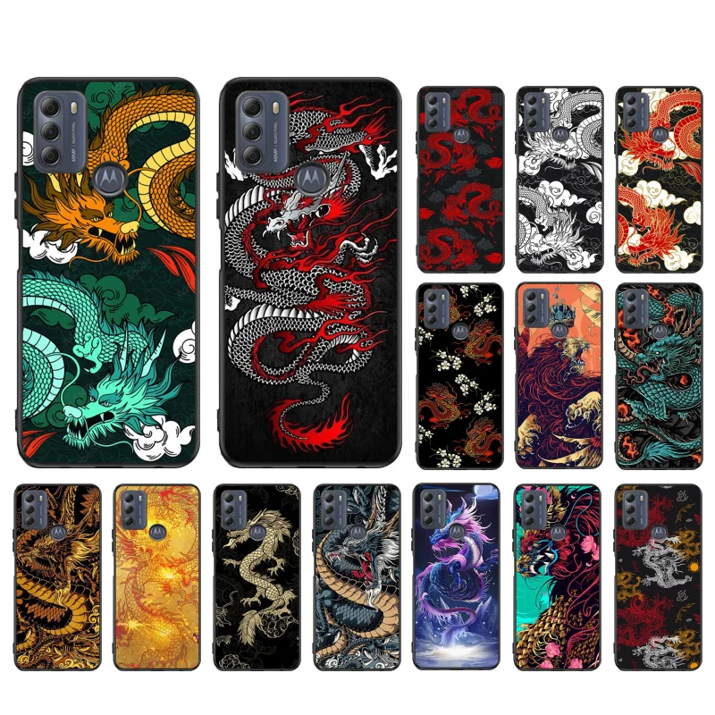 

Fashion Cute China Dragon Phone Case For Motorola Moto G Stylus 5G G Play G Power G 5G G Pure 2023 2024 E20 E22 E22i E32 E40 E13
