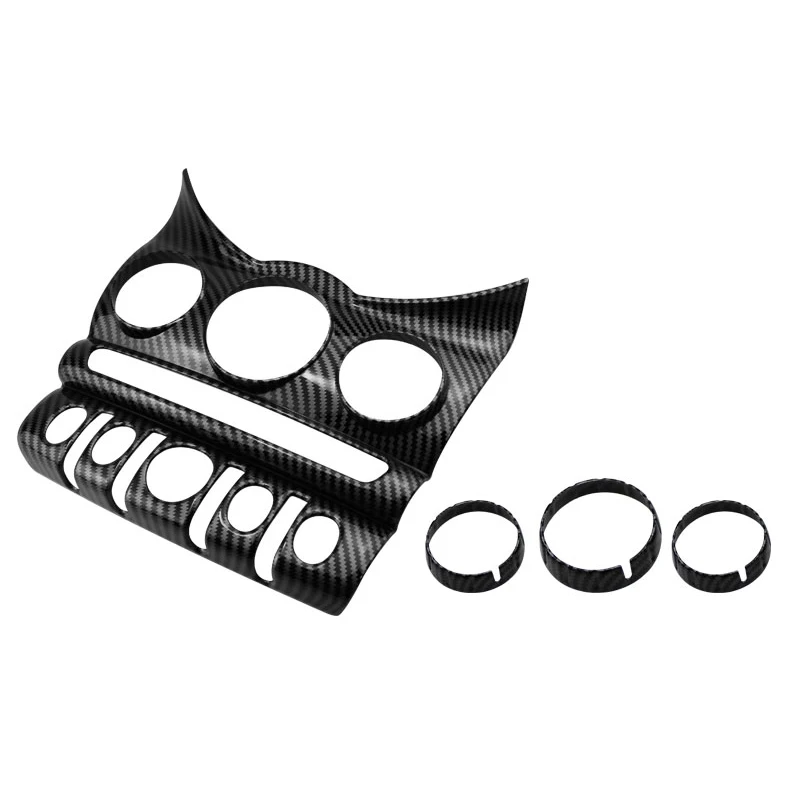 Car Air Conditioning Panel Cover Control Knob Ring Decorative Sticker For BMW MINI Cooper S F55 F56 F57 Interior Car Accessories view 6