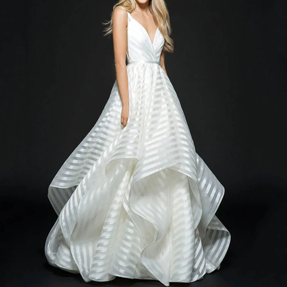 B2195 2024 new mid-waist small tail backless dress custom wedding dress beautiful light luxury dress