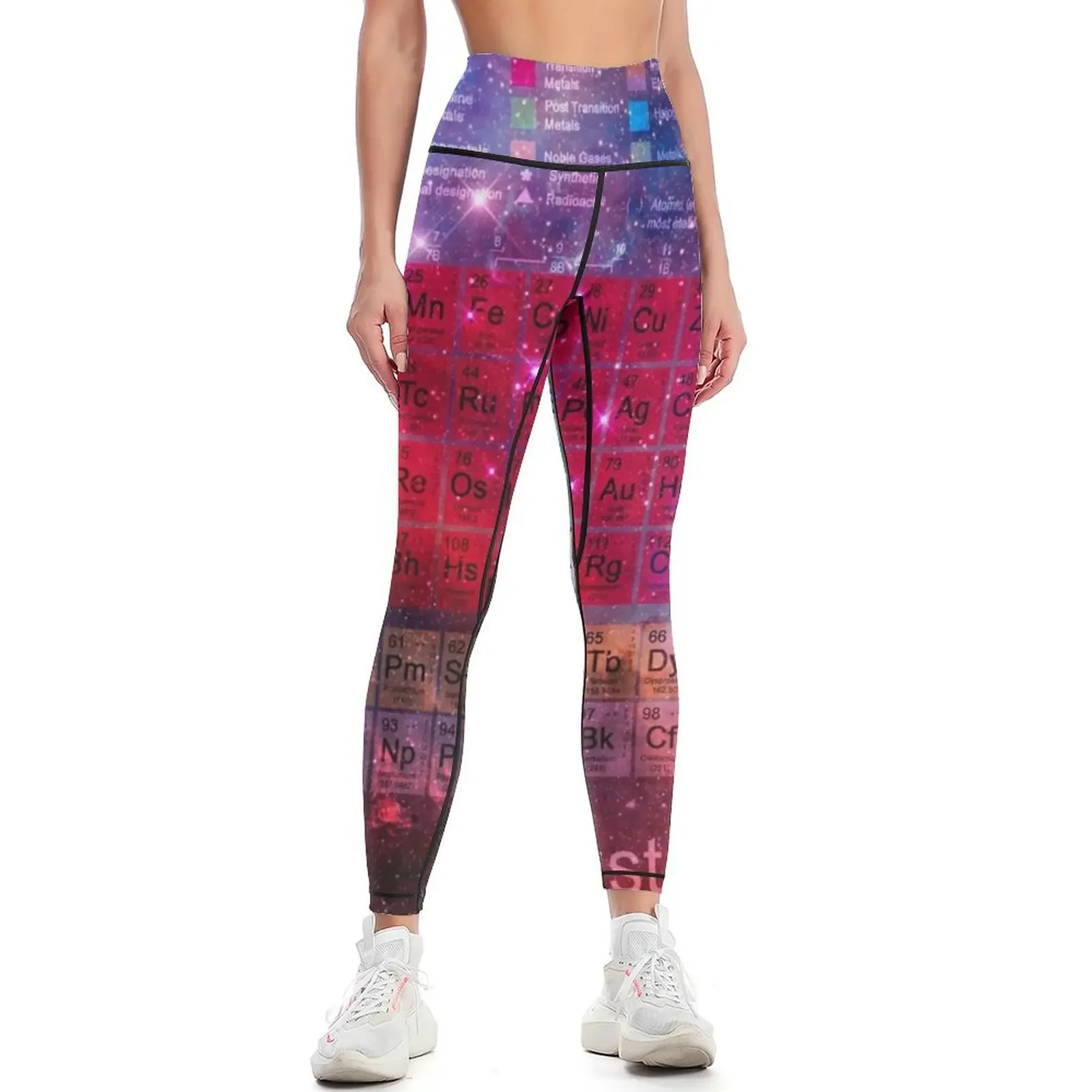 

Stardust Periodic Table Leggings sports for gym trousers sport set gym top Womens Leggings