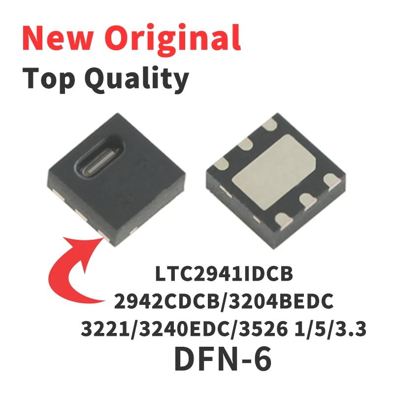 1 Piece LTC3204EDC-5.3 LTC3221EDC-5 LTC3204EDC-5 LTC3204EDC-3.3 LTC3204BEDC-5 LTC2942CDCB-1 LTC2941IDCB LTC3526EDC DFN-6 Chip IC