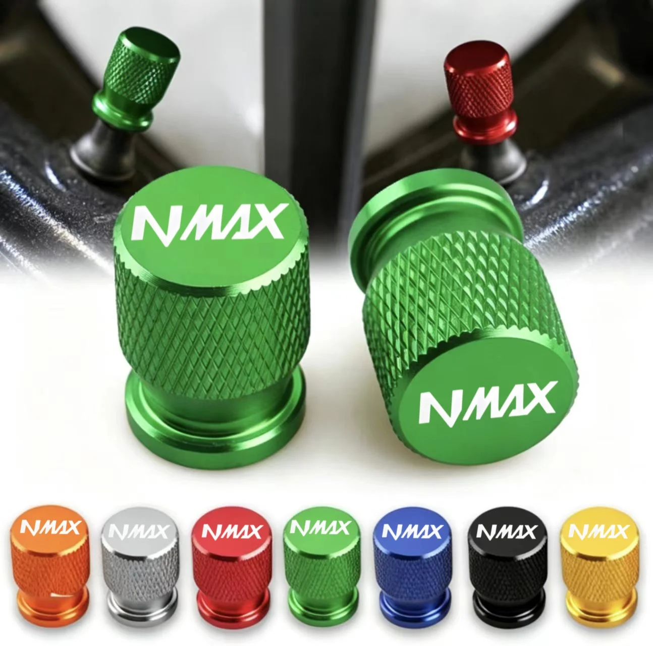 

2026 Motorcycle Tire Valve Core Covers Air Nozzle Caps for YAMAHA NMAX Series New Model Upgrade Accessories