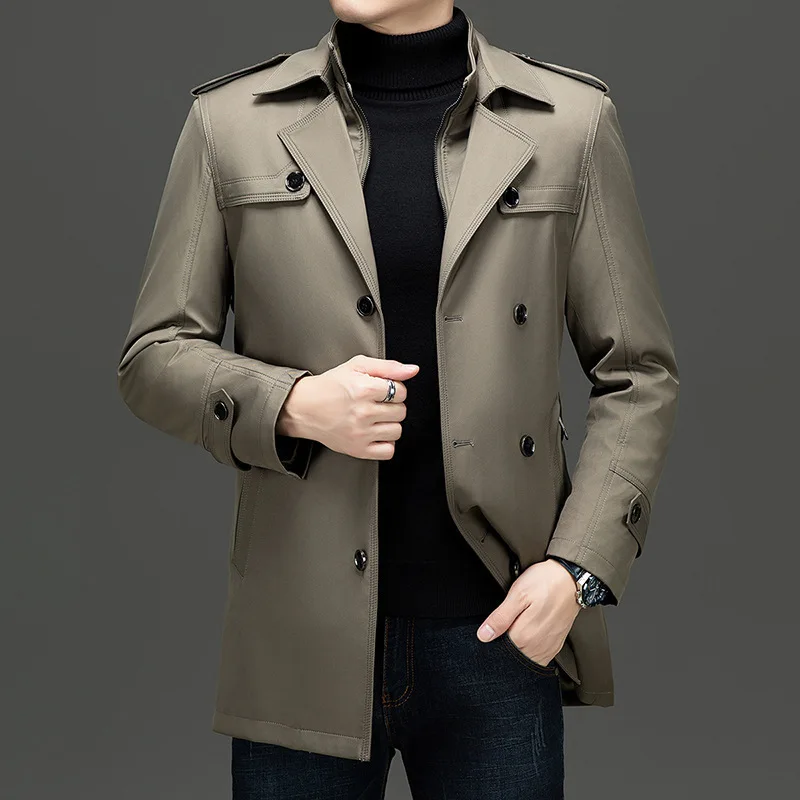 Autumn Winter Liner Detachable Men’s Trench Coats Fashion Smart Casual Double Breasted Turn Down Collar Warm Long Outerwear Men 3 Autumn Winter Liner Detachable Men's Trench Coats Fashion Smart Casual Double Breasted Turn Down Collar Warm Long Outerwear Men 3