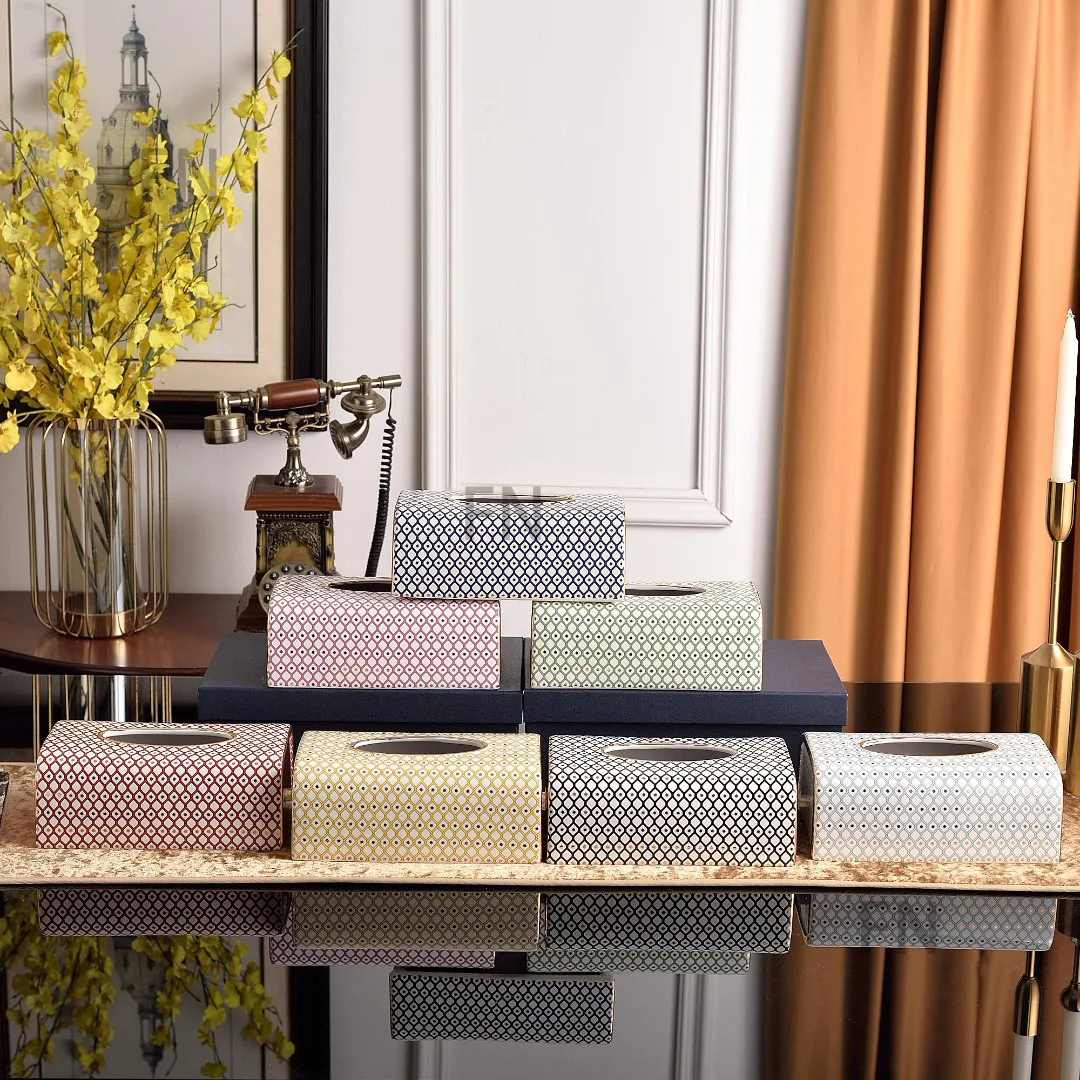 

New tissue box, high-end light luxury paper drawer for living room, ceramic drawer for home decoration, creative decoration