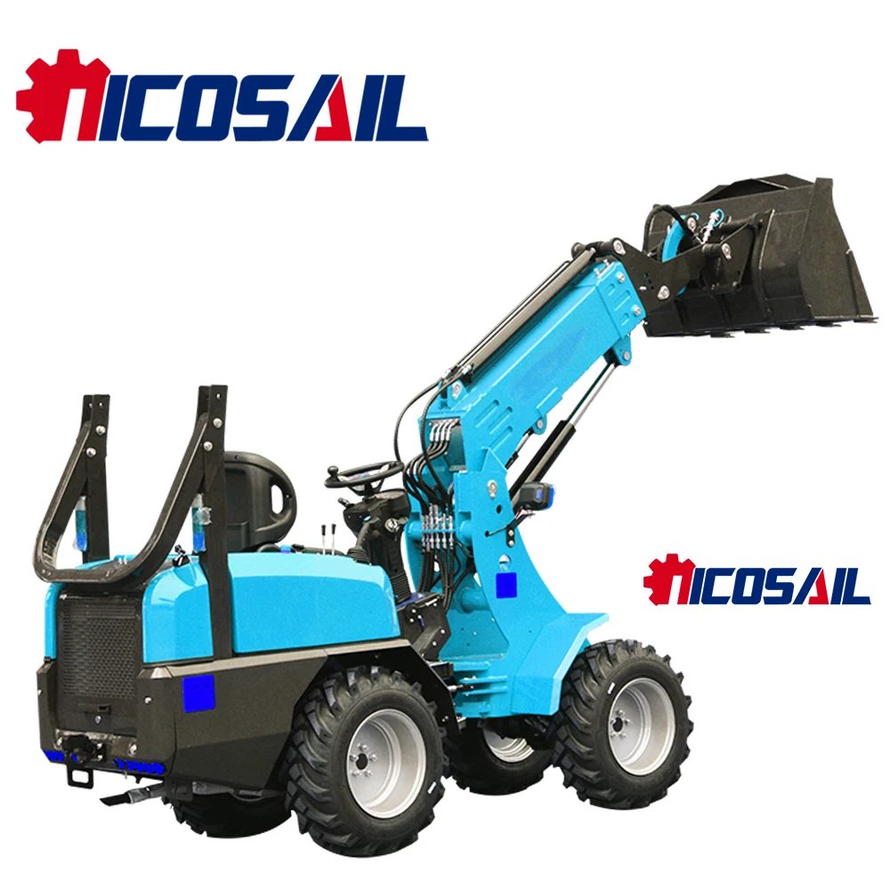 

Wheel loader multifunctional CE certified small telescopic arm loader 1-3 ton loader for sale