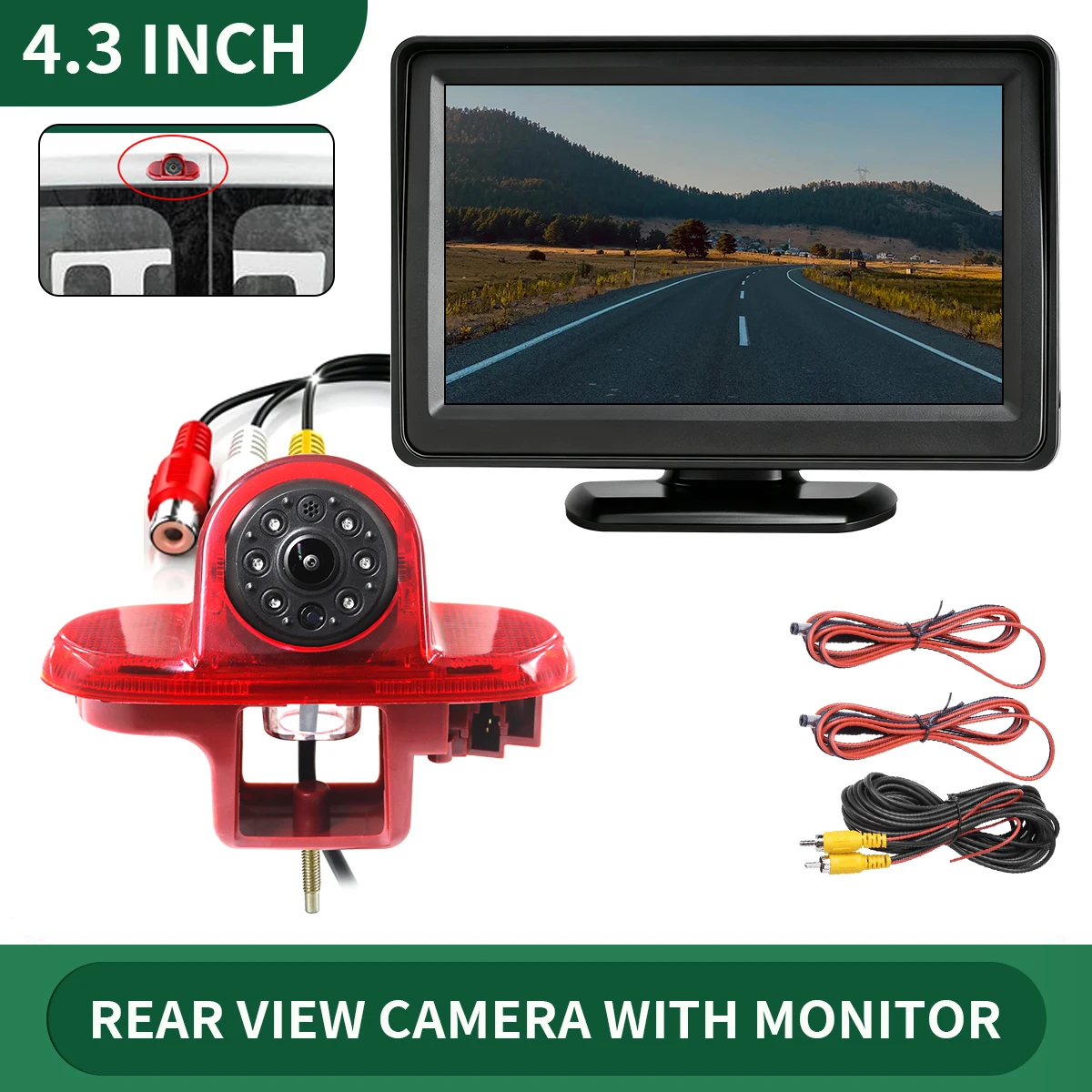 car-brake-light-camera-with-43-inch-lcd-monitor-for-renault-trafic-2001-2014-opel-combo-2001-2011-vauxhall-vivaro-2001-2014﻿
