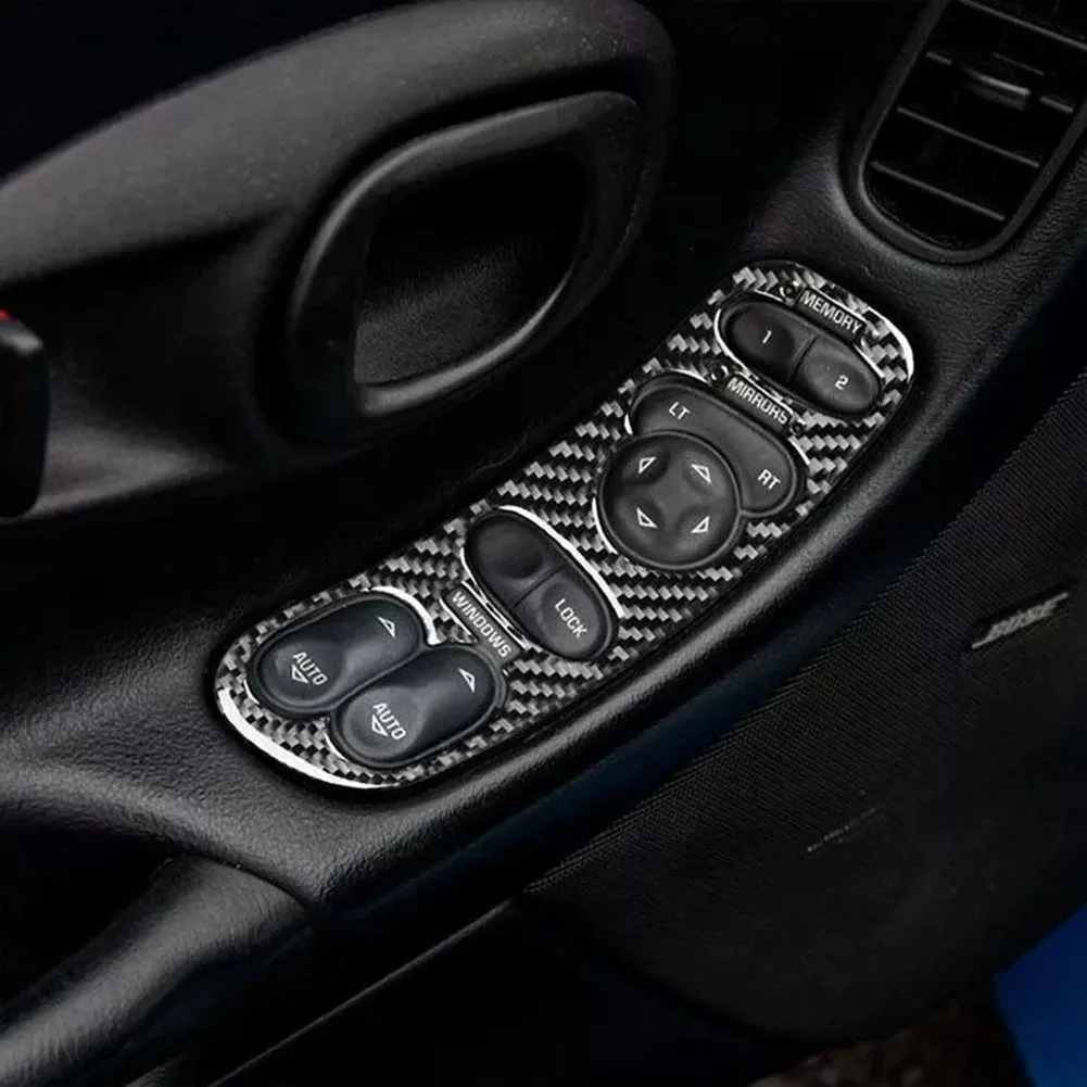 Car Interior Decor Carbon Fiber Trim Automotive Accessories Custom Fitment Scratch Protection High Quality Material For C5 Model