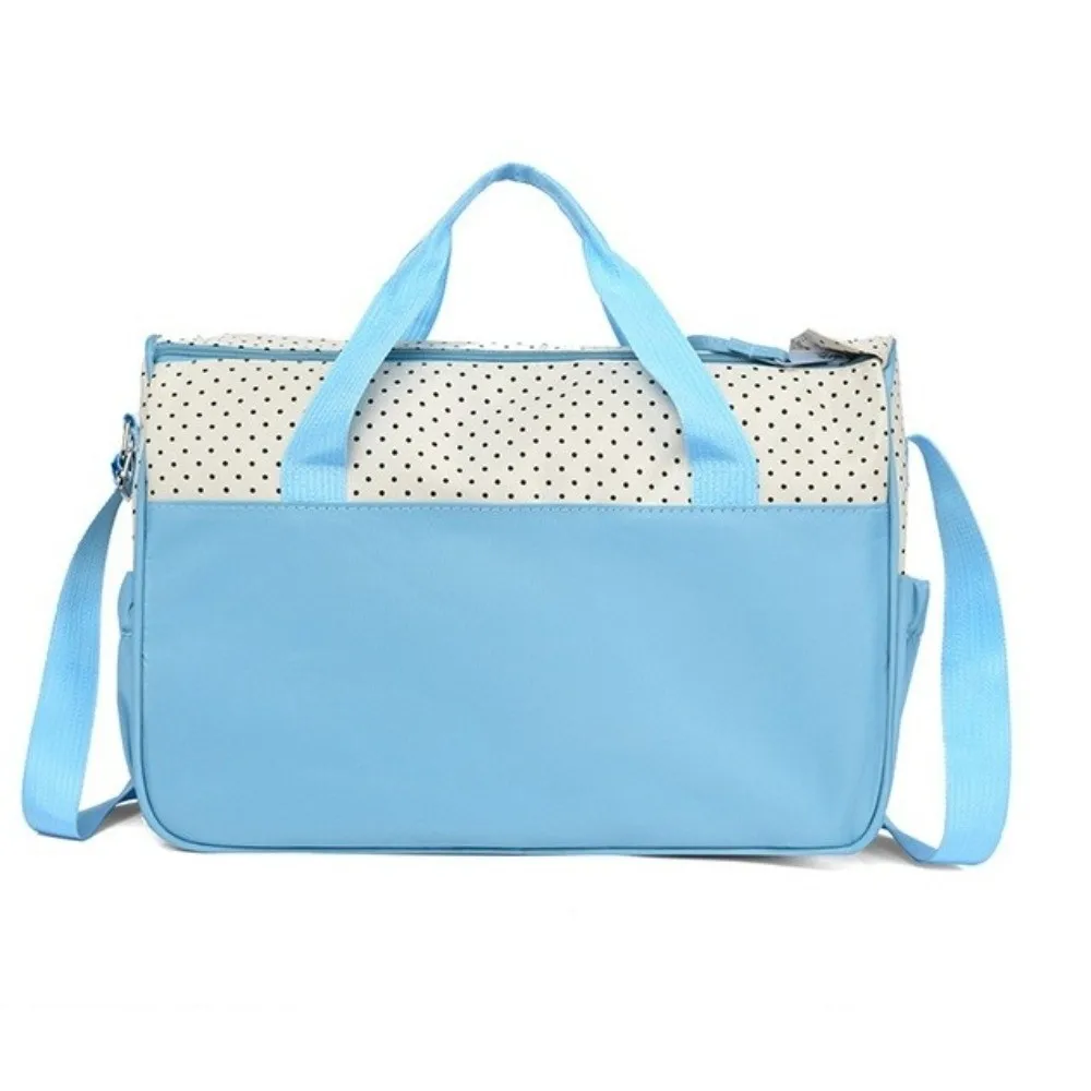 

5 шт./компл., большая вместительная детская сумка для мамы, пеленальный коврик, многофункциональный органайзер для дорожной коляски, встроенный коврик для подгузников, модная