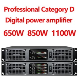 Professional 2/4 channel 850W digital power amplifier suitable for home KTV conference room church outdoor stage performance