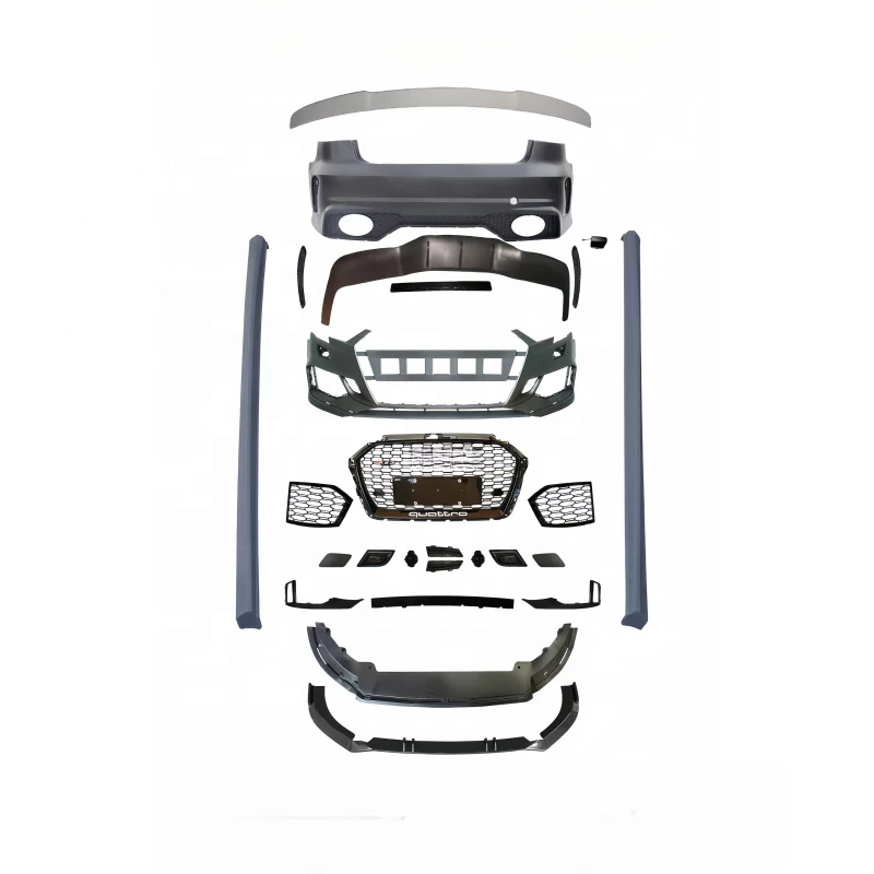 High Quality Facelift Body Kit Fit 2013-2016 Vehicle Upgrade 2017 With Bumper Lights Side Skirt Accessories