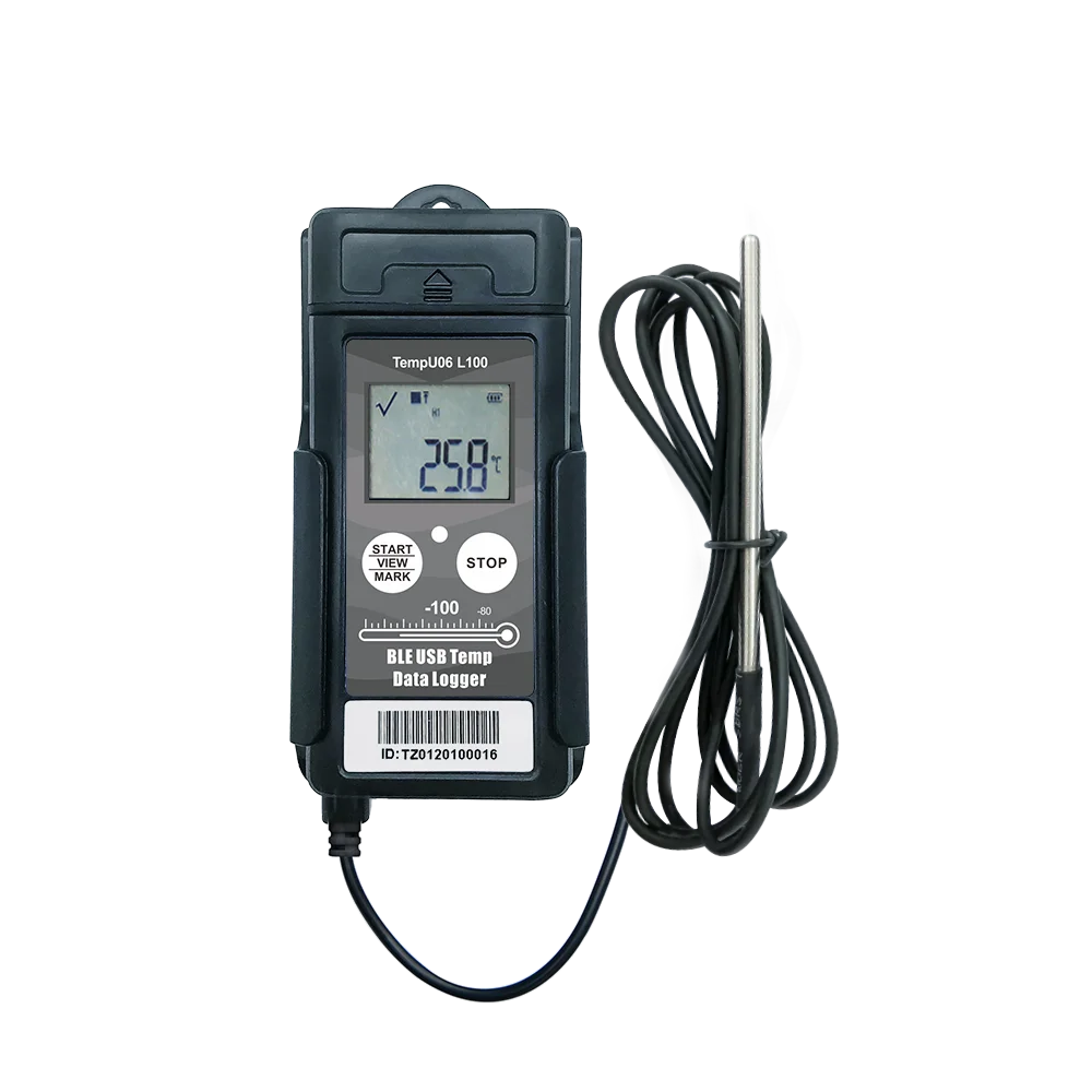 

Tzone TempU06 L100 Freezer Temperature Data Logger bluetooth Temperature Data Logger single Use Temperature Sensor