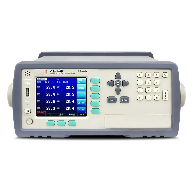 Suitable for At4516 contact industrial thermometer, 16 channel temperature detector, multi-channel temperature tester