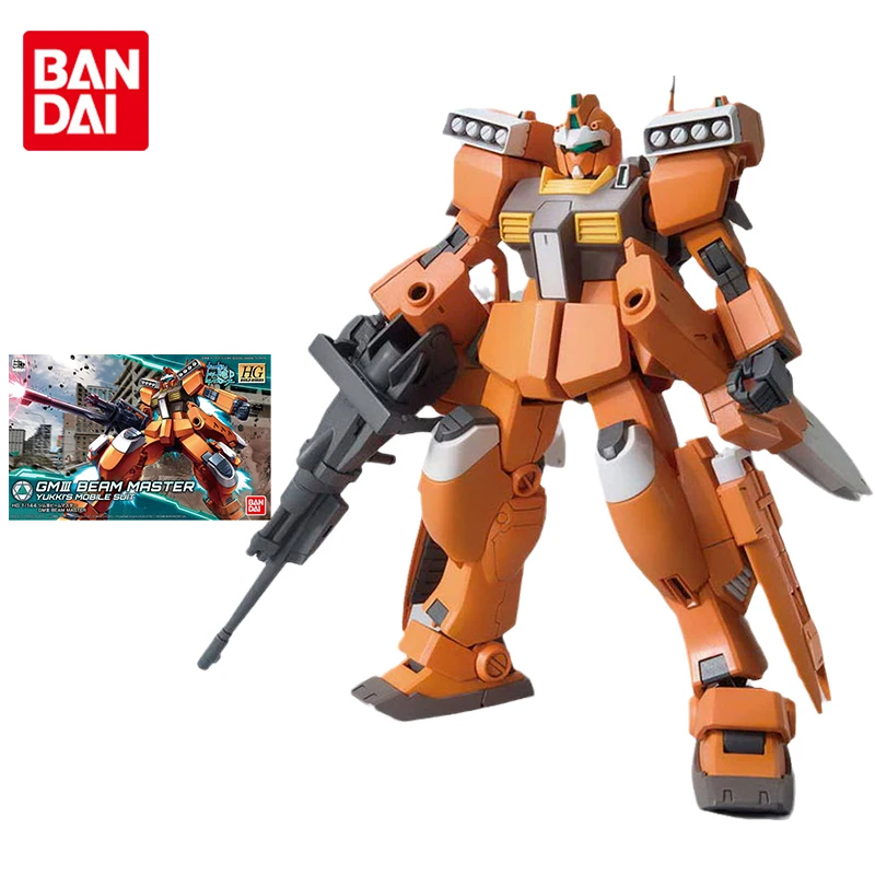 Bandai Gundam Model Kit Anime Figure HGBD RGM-86R GM 3 Beam Master Genuine Model Gunpla Action Toy Figure Toys for Children