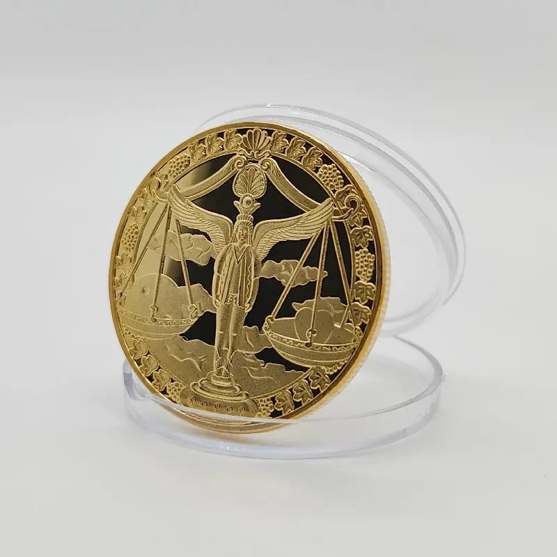 Coffret De 12 Pièces Commémoratives – Signes Du Zodiaque – Métal, 4 Cm, Micro-relief – Idéal Collection, Décoration, Cadeau Astrologie