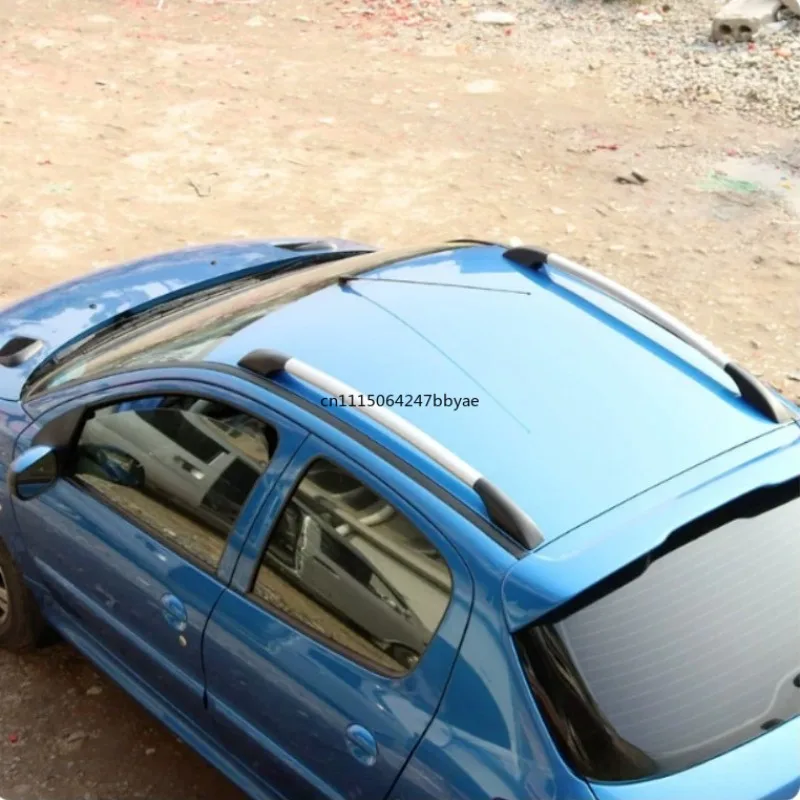 For Universal Aluminum Alloy Car Roof Rack Vertical Bar Non Punching Modified Decorative Strip Auto Accessories