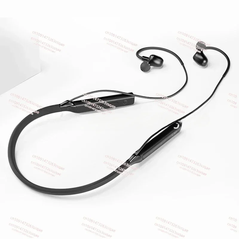 Black MW200 Neck Hanging Bluetooth Headset HiFi Fever Sports Waterproof Wireless Decoding Headset Bluetooth Ear Hanging