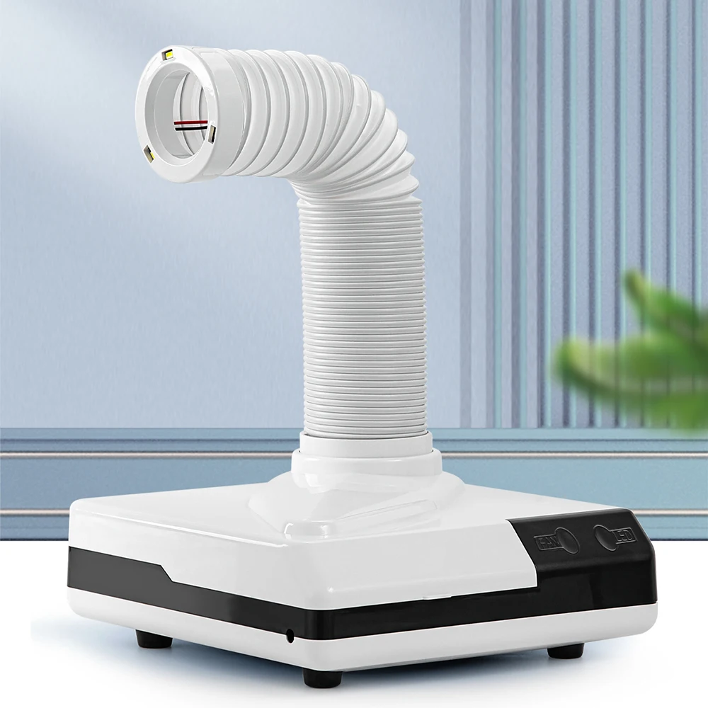 Dental Dust Collector Extractor Vacuum Cleaner Dust Suction Machine For Polishing With LED Light