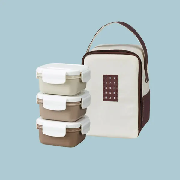 Mini 3-speed lunch set airtight lunch packed lunch