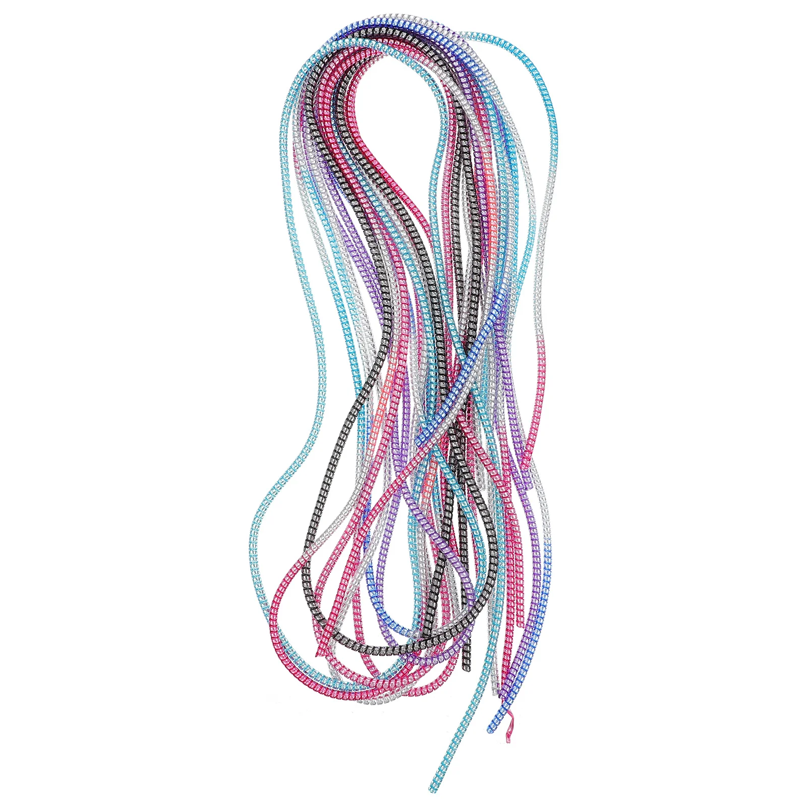 

8Pcs 1.4m Plastic Cable Sleeve Professional Technology Cord Covered Protective for Workstation Cable Management Wrap