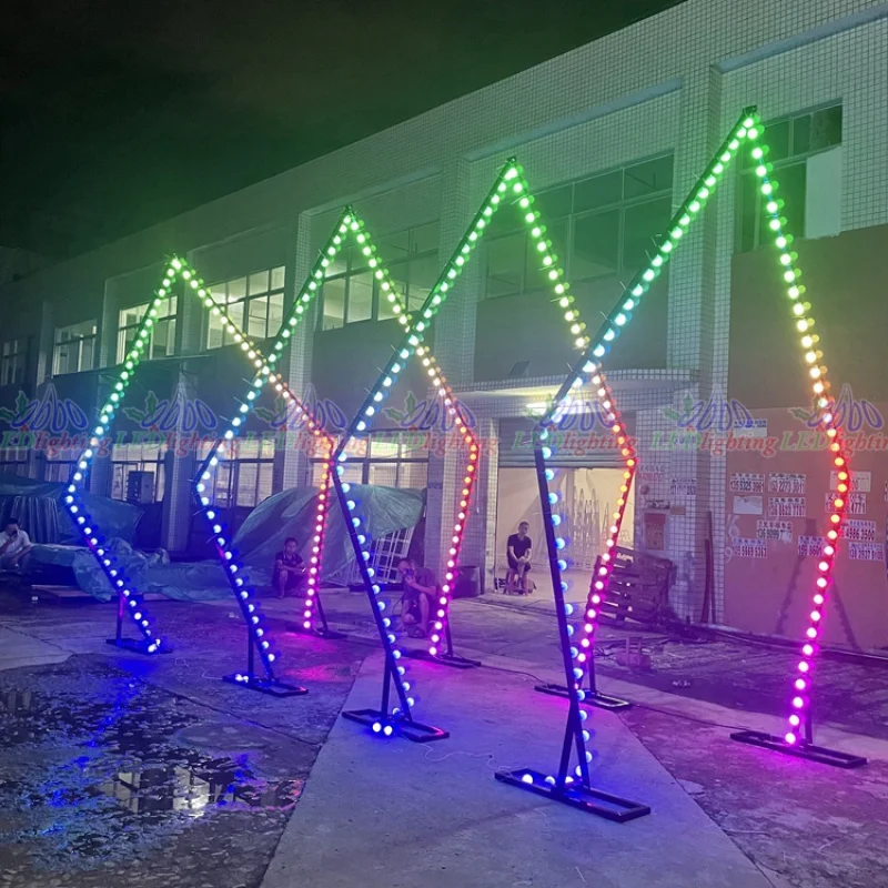 Custom. Outdoor DMX Holiday Decorations 3D Motif Arch Tunnel Innovative Lighting for the Season