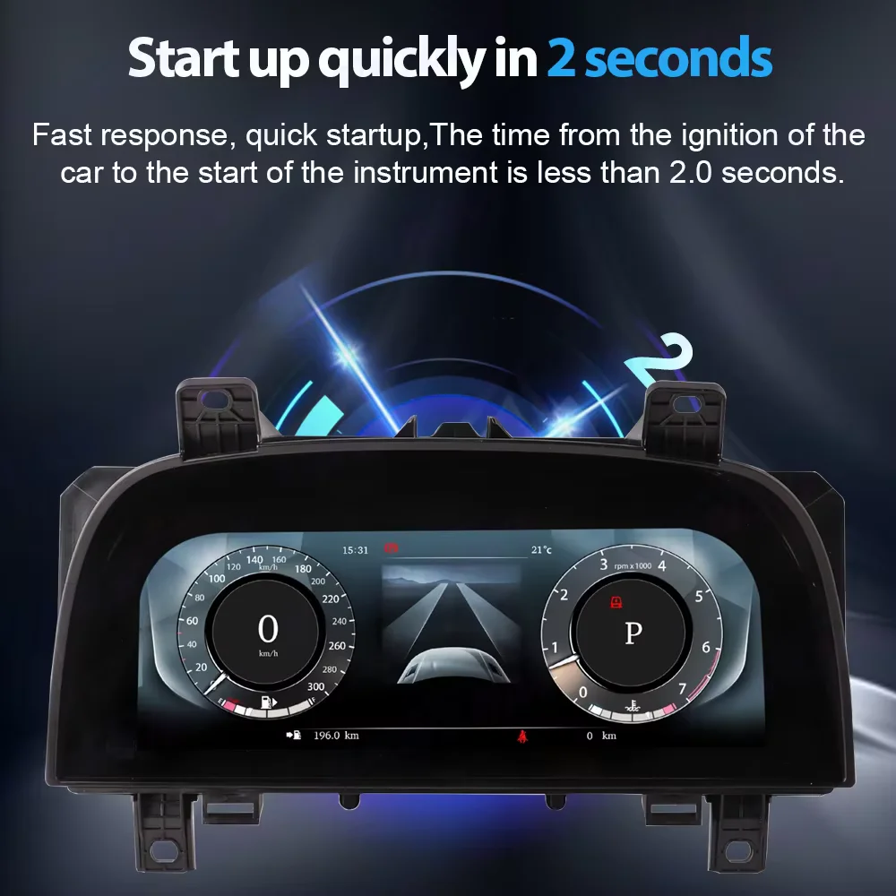 

12.3 Inch LCD Digital Cluster For Land Range Rover Sport 2010-2013 Linux Car Speedometer Instrument Panel Dashboard CockPit Disp