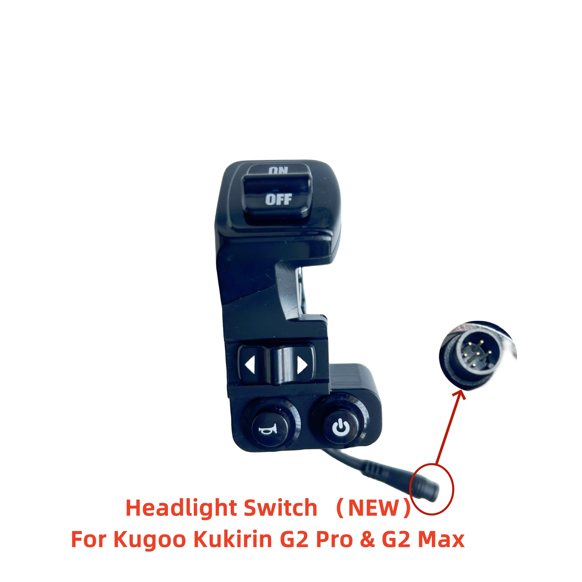 Original Headlight switch for Kugoo Kukirin G2 Pro/G2 Max  Electric Scooter Turn signal switch Skateboard Horn button  Accessory