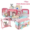 Bus with 3 Dolls