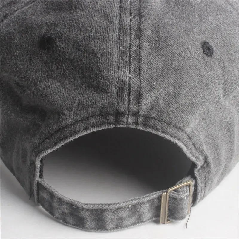 Spring And Autumn Sunshade Hatsmen's Washed Cloth Caps, Outdoor Sports Sunscreen Hats, Casual And Versatile Street Baseball Caps