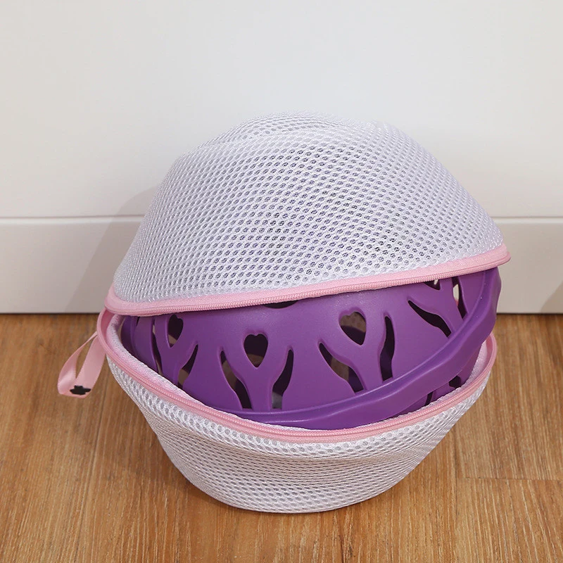 Folding Laundry Bra Storage Bags Washing Machine White Anti-deformation Underwear Protective Mesh Zipper Bag Organizer