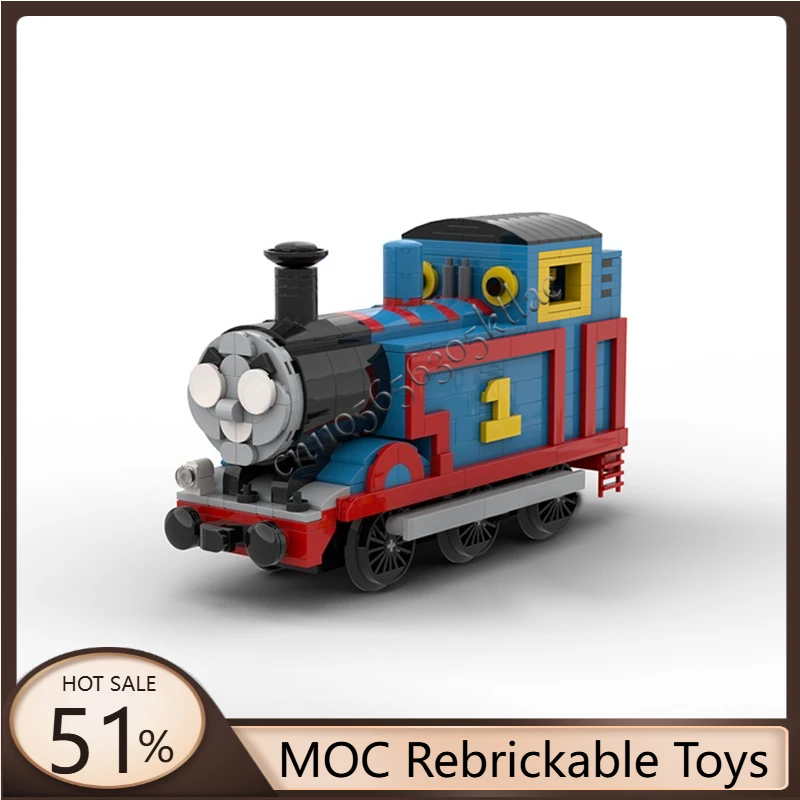 

New 684 Parts MOC Famous Movie Scenes Handsome Train Building Blocks Children's Puzzle Assembly Toys Christmas And birthday gift