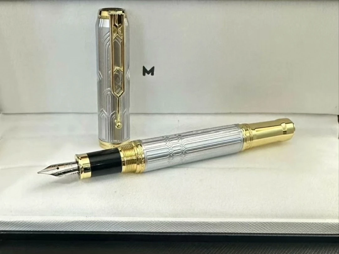 Image of 2026 Neue Füllfederhalter aus Metall, Luxus-Stift für geschmeidiges Schreiben, Unterschriftenstift für den täglichen Gebrauch, Büro, Meetings, Geschäftsgeschenk, Schreibwaren